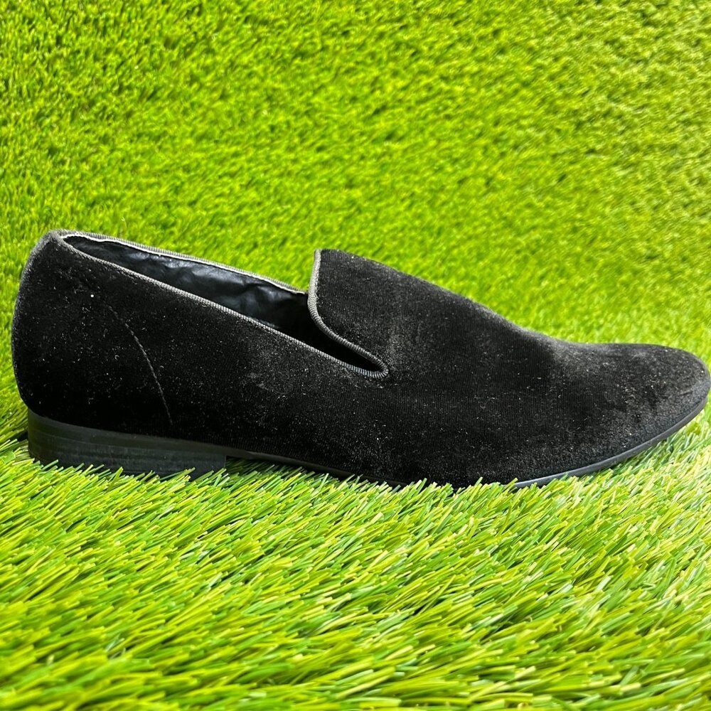 Steve Madden Laight Mens Size 10 Black Casual Classic Slip-On Loafer Shoes